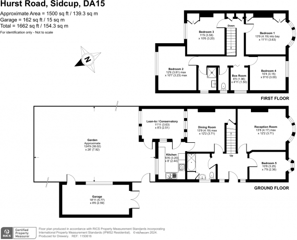 Floor Plan Image for 5 Bedroom Semi-Detached House for Sale in Hurst Road, Sidcup, DA15 9AE