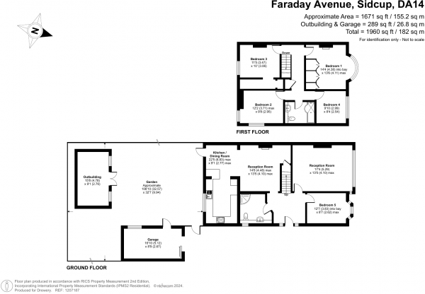 Floor Plan Image for 5 Bedroom Semi-Detached House for Sale in Faraday Avenue, Sidcup, DA14 4JE