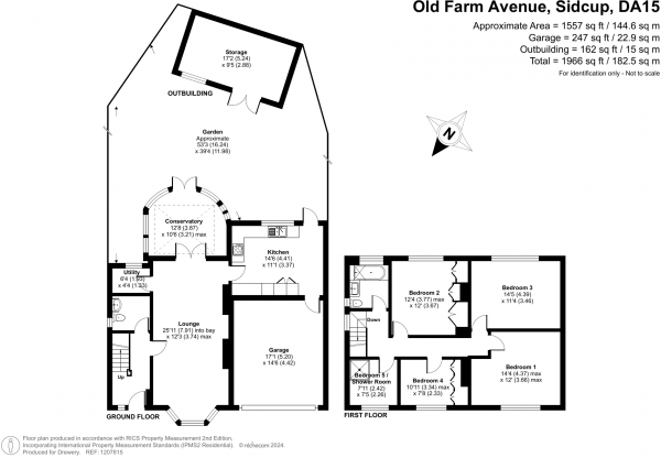 Floor Plan Image for 5 Bedroom Detached House for Sale in Old Farm Avenue, Sidcup, DA15 8AF