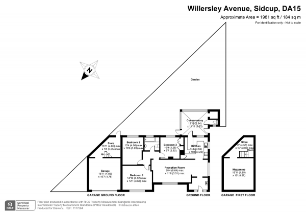 Floor Plan Image for 3 Bedroom Bungalow for Sale in Willersley Avenue, Sidcup, DA15 9EW