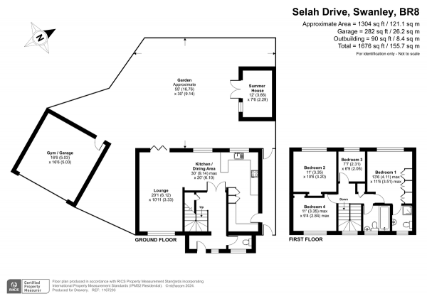 Floor Plan Image for 4 Bedroom Detached House for Sale in Selah Drive, Swanley, BR8 7WD