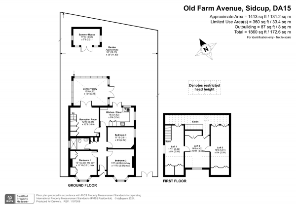 Floor Plan Image for 3 Bedroom Bungalow for Sale in Old Farm Avenue, Sidcup, DA15 8AF