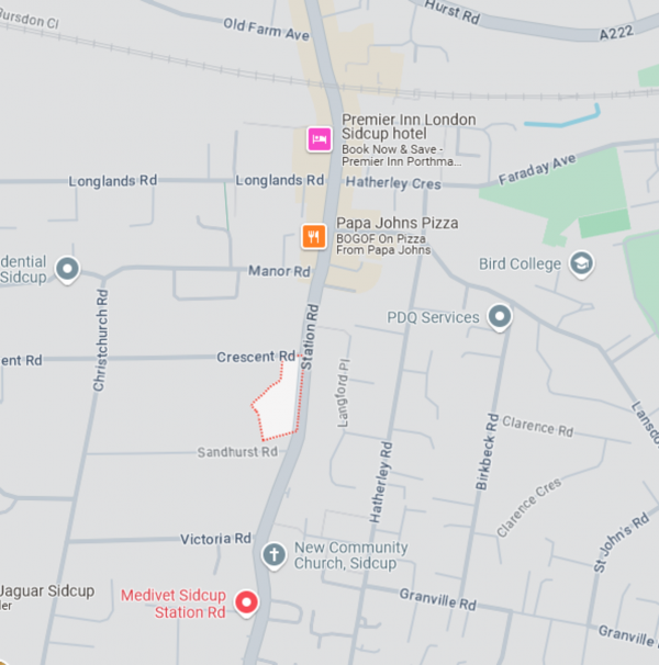 Floor Plan Image for 2 Bedroom Property to Rent in Station Road, Sidcup, DA15 7DY