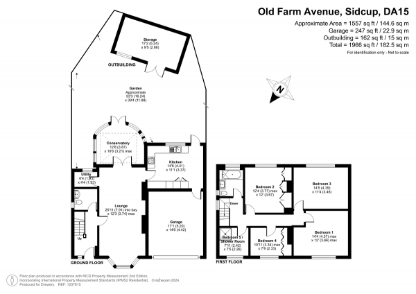 Floor Plan Image for 5 Bedroom Detached House for Sale in Old Farm Avenue, Sidcup, DA15 8AF