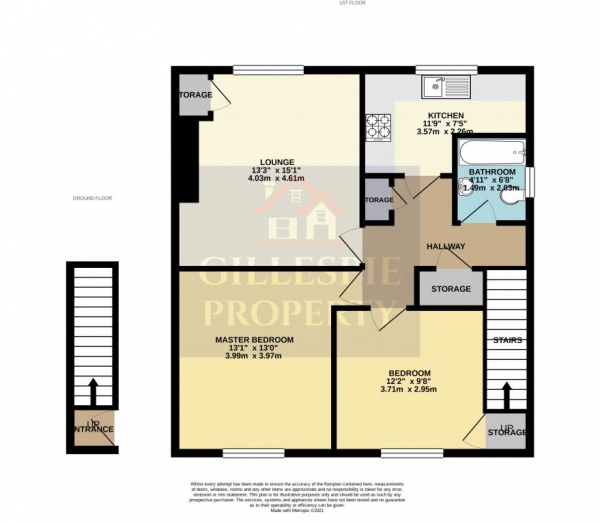 Floor Plan Image for 2 Bedroom Flat for Sale in 35 Carronside Street,Falkirk