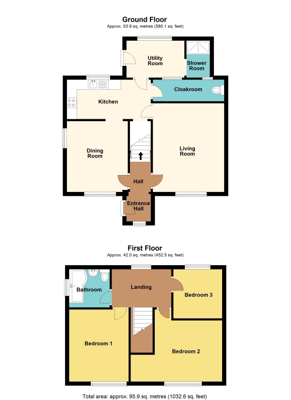 Floor Plan Image for 3 Bedroom Semi-Detached House for Sale in Cefn Fforest Avenue, Blackwood - REF#00023981