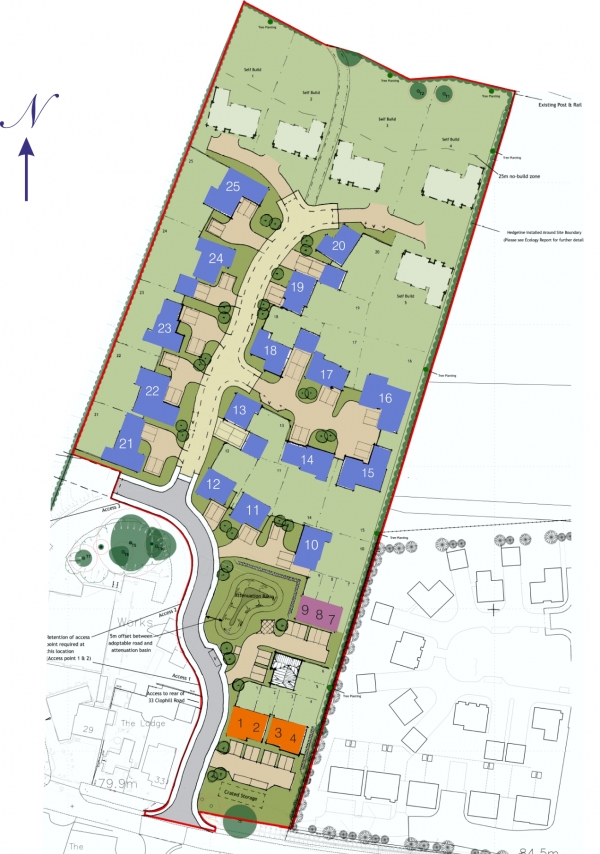 Floor Plan Image for Land for Sale in Potential development site at 29-33 Clophill Road, Maulden, Bedford, MK45