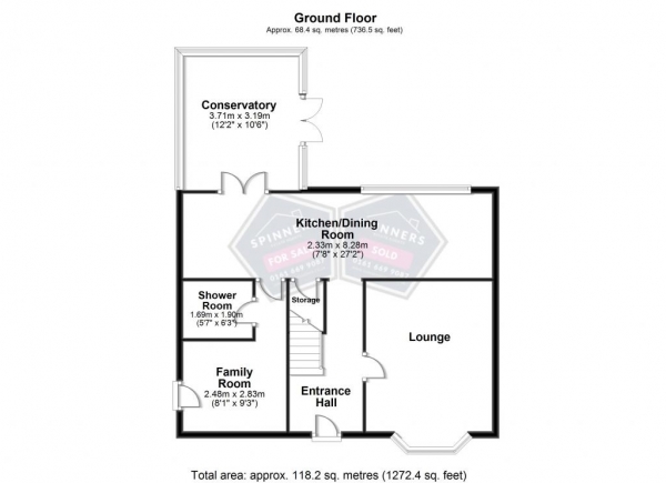 Floor Plan Image for 5 Bedroom Semi-Detached House for Sale in Manchester Old Road, Middleton, Manchester