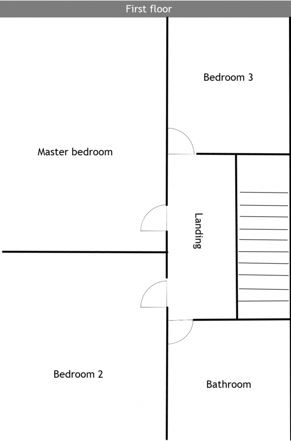 Floor Plan Image for 3 Bedroom Semi-Detached House to Rent in Clay Pit Lane, Dickens Heath, Shirley, Solihull, West Midlands