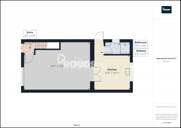 Floor Plan Image for 3 Bedroom Semi-Detached House to Rent in Margaret Gardens, Smethwick, West Midlands