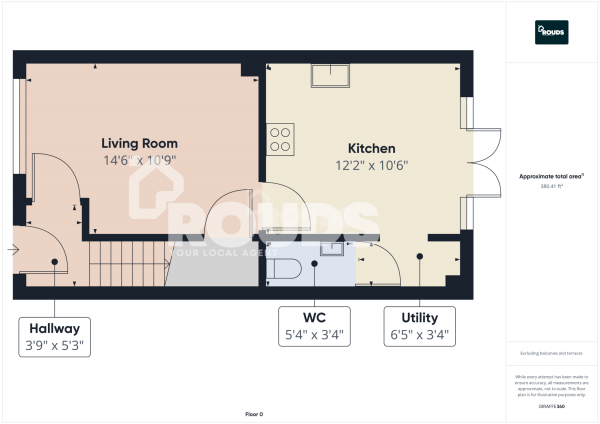 Floor Plan Image for 3 Bedroom Semi-Detached House to Rent in Vendace Road, Blythe Valley Park, Shirley, Solihull, Warwickshire