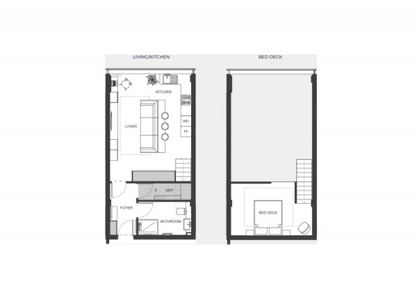 Floor Plan Image for 1 Bedroom Flat for Sale in Metro Lofts, 150 High Street, West Bromwich, West Midlands