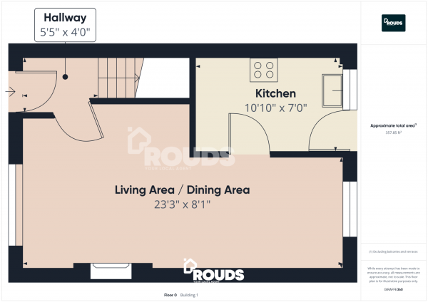 Floor Plan Image for 3 Bedroom Semi-Detached House to Rent in Whitemoor Drive, Shirley, Solihull, West Midlands