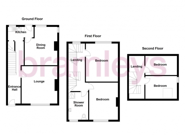 Floor Plan Image for 2 Bedroom Terraced House for Sale in Calton Street, Huddersfield