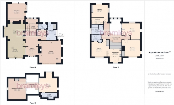 Floor Plan Image for 6 Bedroom Detached House for Sale in Delamere Gardens, Huddersfield