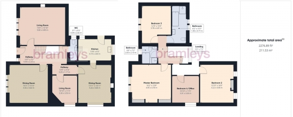 Floor Plan for 4 Bedroom Detached House for Sale in Murray Road, Edgerton, HD2, 2AD -  &pound525,000