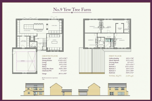 Floor Plan Image for 4 Bedroom Detached House for Sale in The Village, Farnley Tyas, Huddersfield