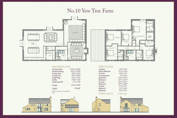 Floor Plan Image for 5 Bedroom Detached House for Sale in The Village, Farnley Tyas, Huddersfield