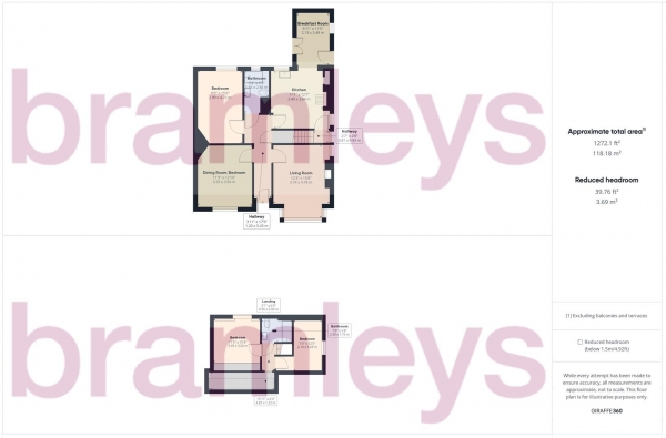 Floor Plan Image for 4 Bedroom Detached Bungalow for Sale in Woodside Road, Huddersfield