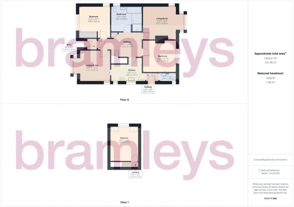 Floor Plan Image for 3 Bedroom Detached Bungalow for Sale in Beech Avenue, Dalton, Huddersfield