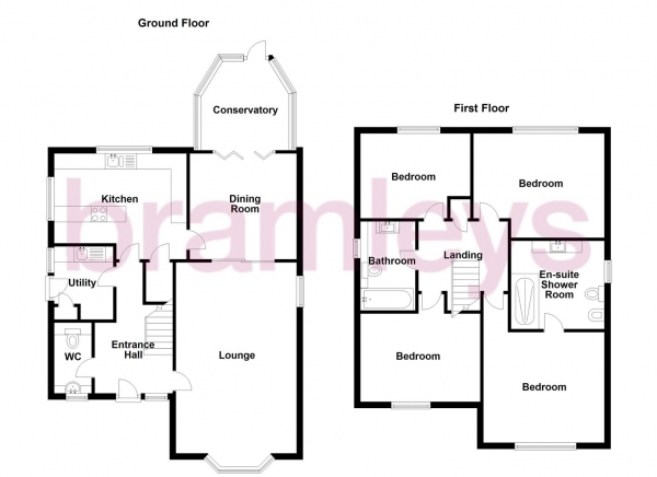 Floor Plan Image for 4 Bedroom Detached House for Sale in Ganton Way, Fixby, Huddersfield