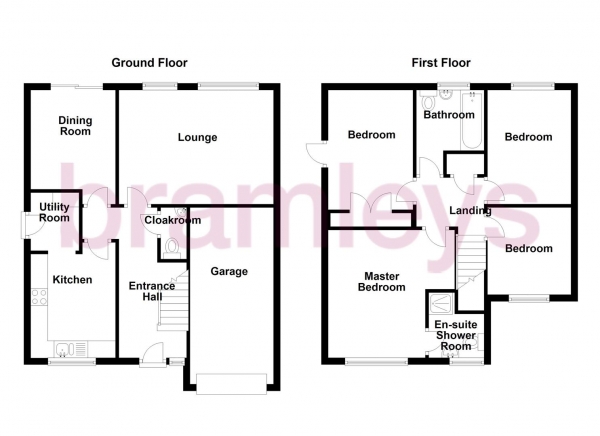 Floor Plan Image for 4 Bedroom Detached House for Sale in Longcroft, Almondbury, Huddersfield