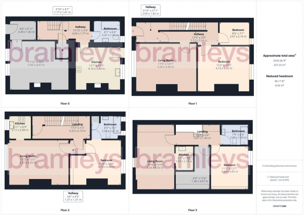 Floor Plan for 5 Bedroom Commercial Property for Sale in New Hey Road, Huddersfield, HD3, 4AL -  &pound235,000