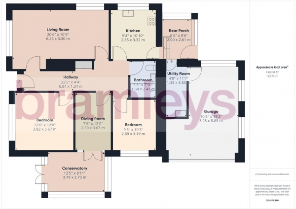 Floor Plan Image for 3 Bedroom Detached Bungalow for Sale in Acre Street, Huddersfield