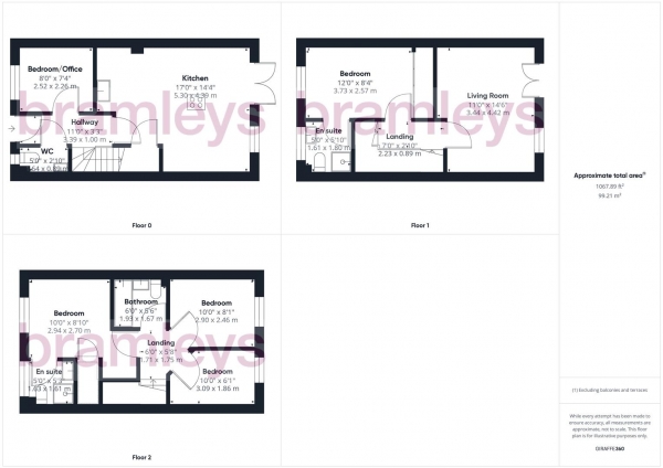 Floor Plan Image for 4 Bedroom Town House for Sale in Plover Road, Lindley, Huddersfield