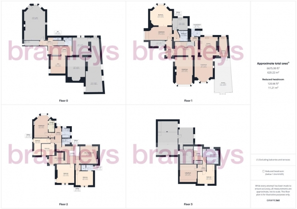 Floor Plan for 8 Bedroom Detached House for Sale in Queens Road, Edgerton, Huddersfield, HD2, 2AE -  &pound625,000