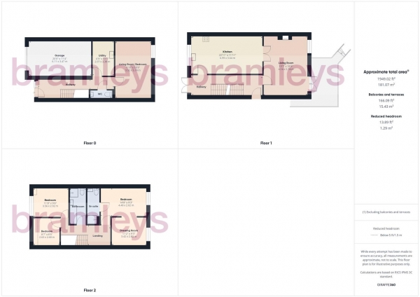 Floor Plan Image for 4 Bedroom Detached House for Sale in Long Lane, Honley, Holmfirth