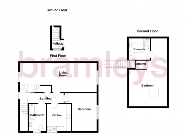 Floor Plan Image for 2 Bedroom Apartment to Rent in Arcadia Court, Colwyn Street, Marsh