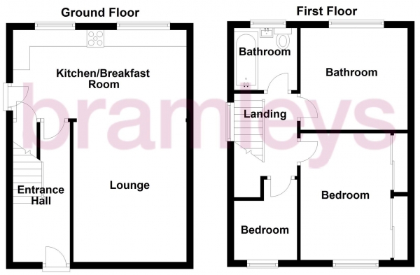 Floor Plan Image for 3 Bedroom Semi-Detached House for Sale in Long Grove Avenue, Huddersfield