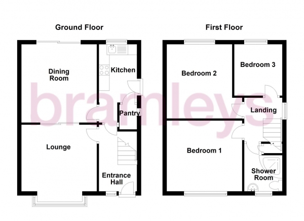 Floor Plan Image for 3 Bedroom Semi-Detached House for Sale in Burniston Drive, Huddersfield