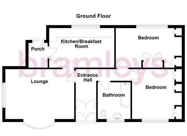 Floor Plan Image for 2 Bedroom Detached Bungalow for Sale in Newsome Road, Newsome, Huddersfield