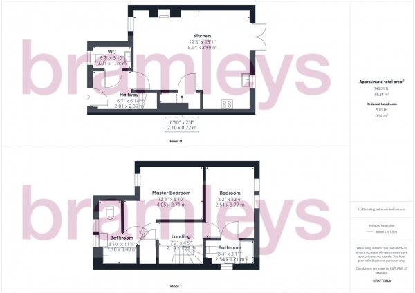 Floor Plan Image for 2 Bedroom Cottage for Sale in Beech Court, Farnley Tyas