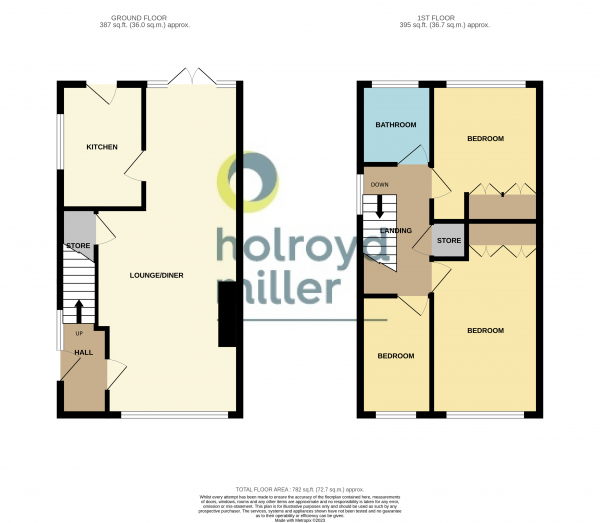 Floor Plan Image for 3 Bedroom Property for Sale in Victoria Way, Outwood, Wakefield, WF1