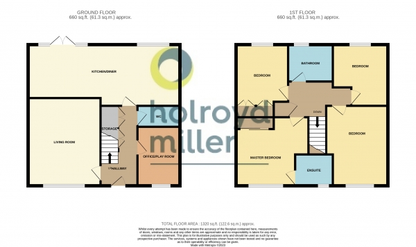 Floor Plan Image for 4 Bedroom Property for Sale in St. James Road, Crigglestone, Wakefield, West Yorkshire, WF4
