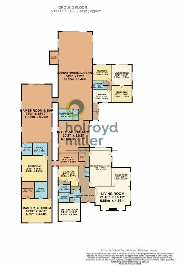 Floor Plan Image for 5 Bedroom Property for Sale in Hall Royd Lane, Silkstone Common, Barnsley, South Yorkshire, S75