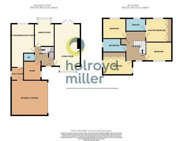 Floor Plan Image for 4 Bedroom Property for Sale in Manor House, Flockton, Wakefield, West Yorkshire, WF4