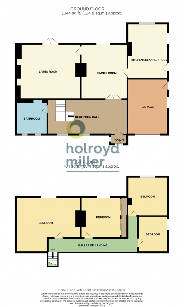 Floor Plan Image for 4 Bedroom Property for Sale in Wakefield Road, Ossett, West Yorkshire, WF5