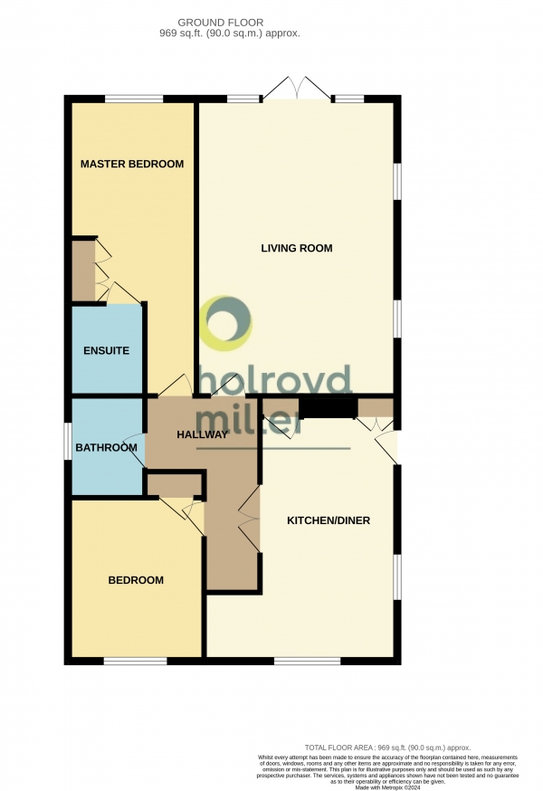 Floor Plan Image for 2 Bedroom Property for Sale in Green Lane, Lofthouse, Wakefield, West Yorkshire, WF3