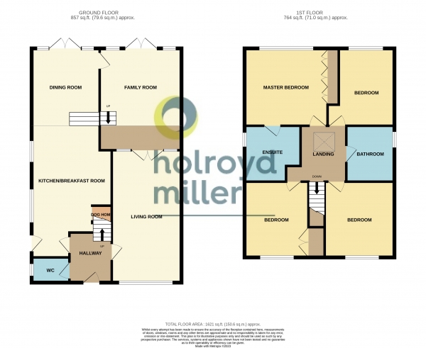 Floor Plan Image for 4 Bedroom Property for Sale in Attlee Crescent, Sandal, Wakefield, WF2