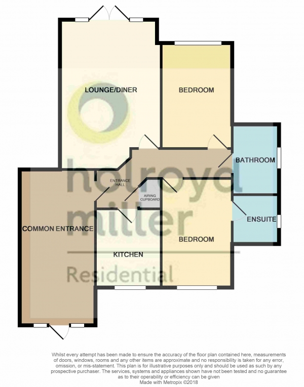 Floor Plan for 2 Bedroom Property for Sale in Northfield Lane, Horbury, Wakefield, WF4, Wakefield, WF4, 5HZ -  &pound159,950