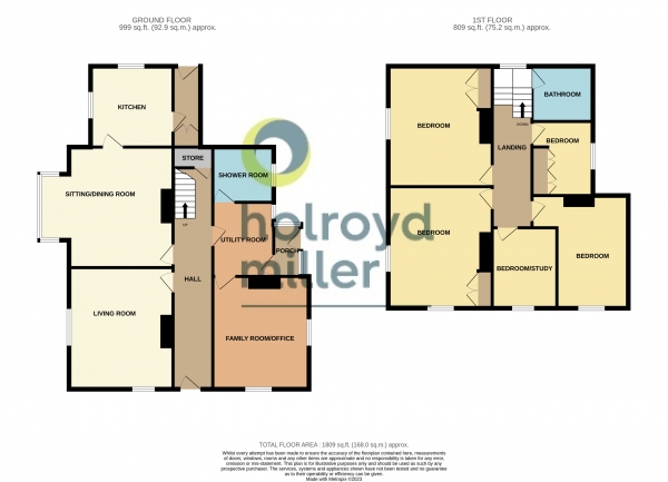 Floor Plan Image for 5 Bedroom Property for Sale in Hall Lane, Chapelthorpe, Wakefield, West Yorkshire, WF4