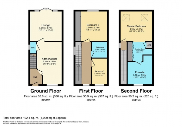 Floor Plan Image for 3 Bedroom Property for Sale in Brackley Crescent, Warwick