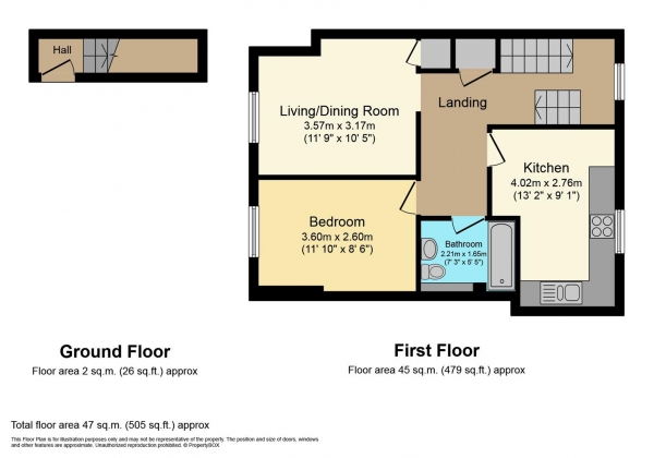 Floor Plan Image for 1 Bedroom Apartment for Sale in SET RIGHT IN THE HEART OF THE TOWN CENTRE