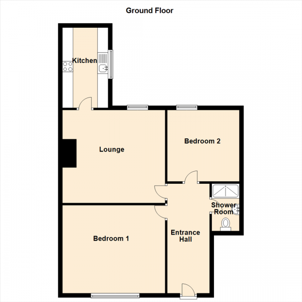 Floor Plan Image for 2 Bedroom Property for Sale in William Street, South Gosforth, Newcastle