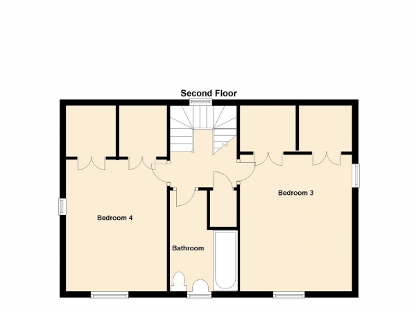 Floor Plan Image for 5 Bedroom Detached House to Rent in Warkworth Woods, Great Park