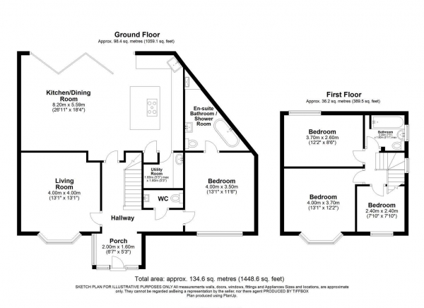 Floor Plan Image for 4 Bedroom Semi-Detached House for Sale in Harrow Gardens, Wideopen, Newcastle Upon Tyne